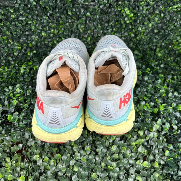 HOKA ONE ONE WOMAN CLIFTON RUNNING SNEAKERS  SEAFOAM SIZE 8.5 - Picture 4 of 11